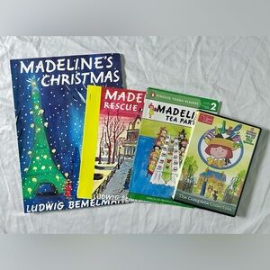Madeline Book & DVD Bundle – 3 Paperback Books + “The Complete Collection” DVD